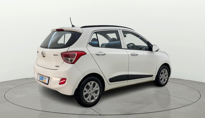 2014 Hyundai Grand i10 SPORTZ AT 1.2 KAPPA VTVT, Petrol, Automatic, 44,880 km, Right Back Diagonal