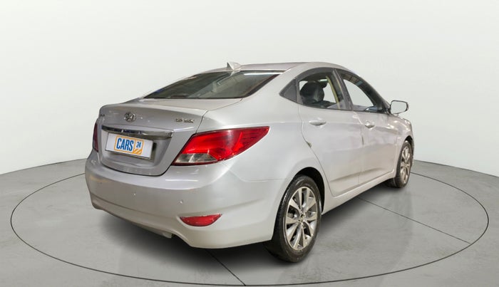 2017 Hyundai Verna 1.6 VTVT SX AT, Petrol, Automatic, 56,886 km, Right Back Diagonal