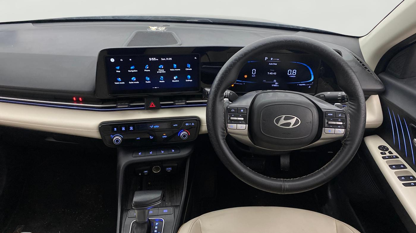 2023 Hyundai Verna SX(O) 1.5 MPI IVT , Petrol, Automatic, 57,882 km, Steering Wheel Close Up