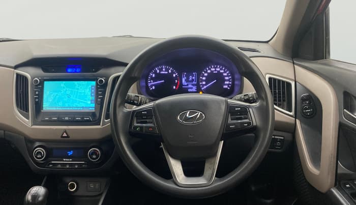 2015 Hyundai Creta SX PLUS 1.6 PETROL, Petrol, Manual, 1,05,261 km, Steering Wheel Close Up