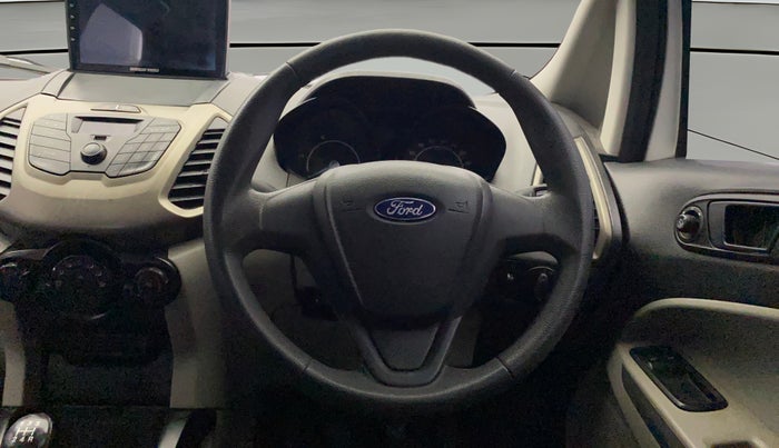 2014 Ford Ecosport AMBIENTE 1.5L PETROL, Petrol, Manual, 1,44,750 km, Steering Wheel Close Up