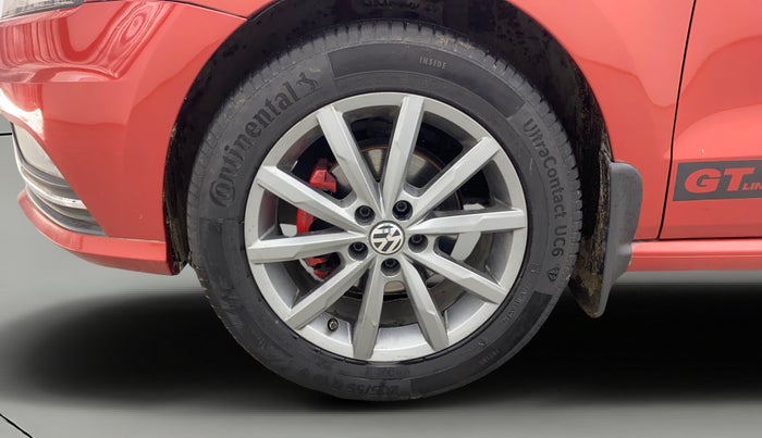 2019 Volkswagen Ameo HIGHLINE PLUS 1.5L AT 16 ALLOY, Diesel, Automatic, 1,11,009 km, Left Front Wheel