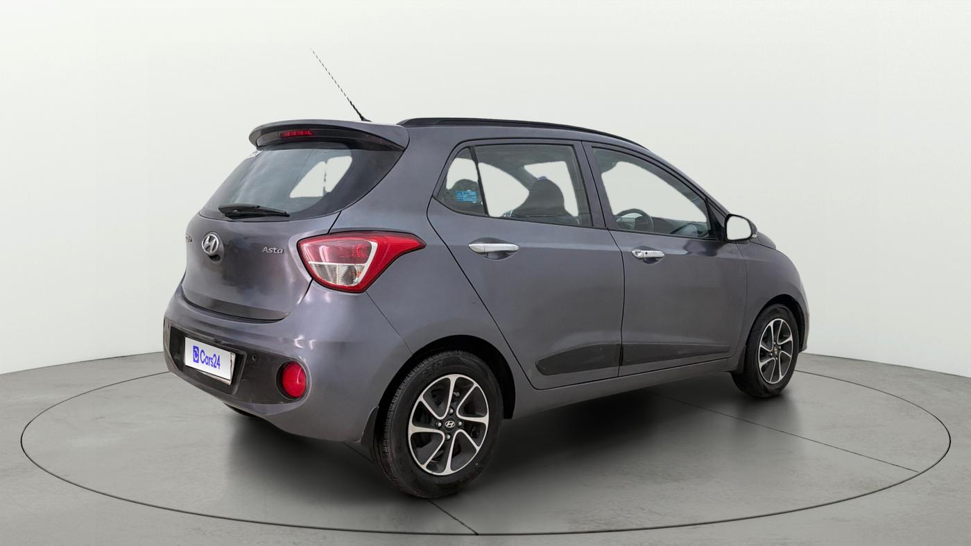 2018 Hyundai Grand i10 ASTA 1.2 KAPPA VTVT, Petrol, Manual, 46,806 km, Right Back Diagonal