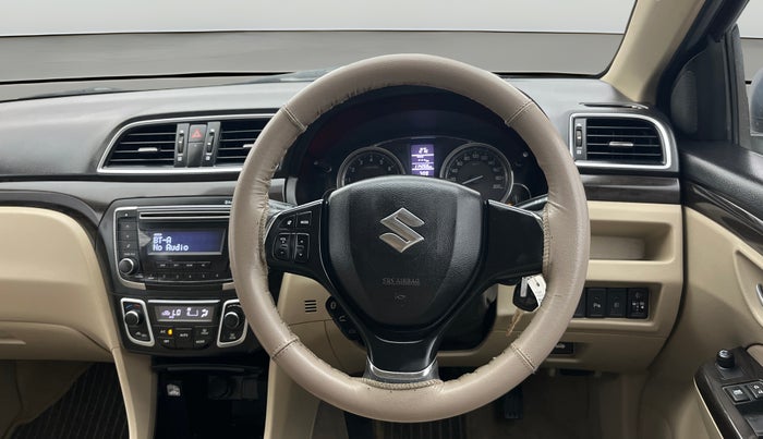 2017 Maruti Ciaz DELTA 1.4 MT PETROL, Petrol, Manual, 1,14,218 km, Steering Wheel Close Up