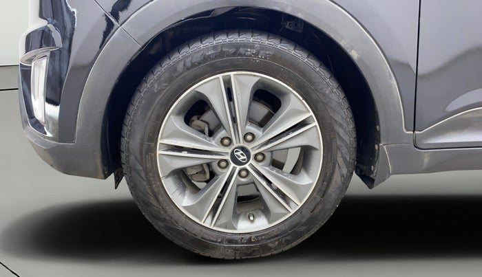 2016 Hyundai Creta SX PLUS AT 1.6 PETROL, Petrol, Automatic, 1,10,653 km, Left Front Wheel