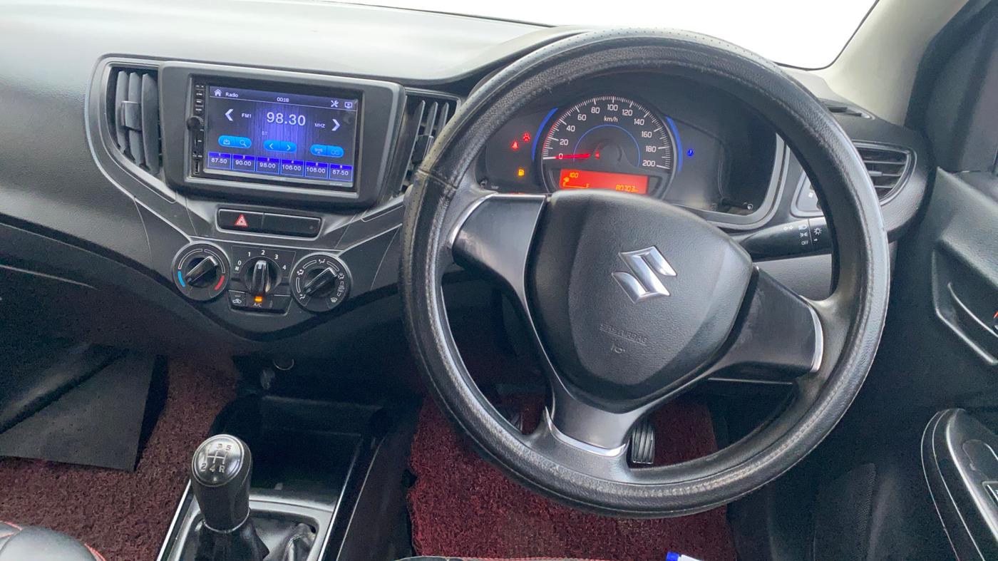 2020 Maruti Baleno SIGMA PETROL 1.2, Petrol, Manual, 80,695 km, Steering Wheel Close Up