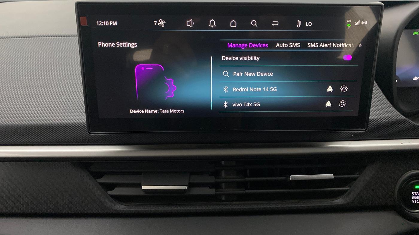2024 Tata NEXON FEARLESS + SUNROOF DCA DUAL TONE 1.2 PETROL, Petrol, Automatic, 12,643 km, Air Conditioner