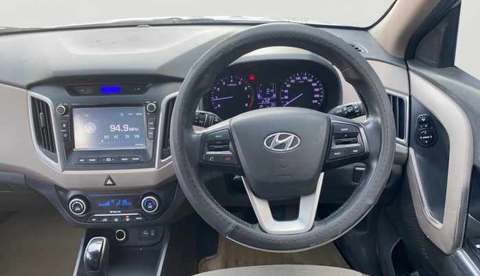 2016 Hyundai Creta SX PLUS AT 1.6 PETROL, Petrol, Automatic, 75,126 km, Steering Wheel Close Up