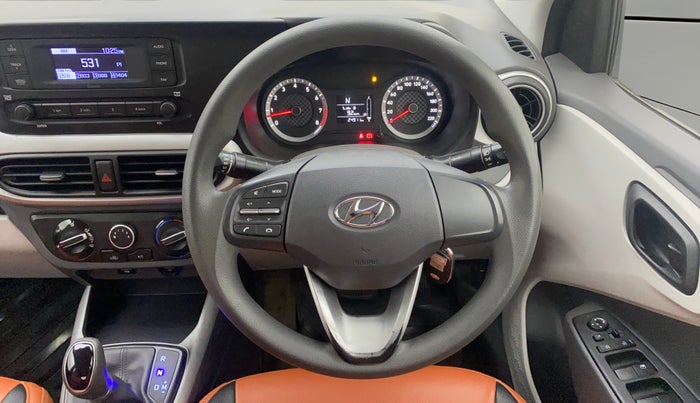 2019 Hyundai GRAND I10 NIOS MAGNA AMT 1.2 KAPPA VTVT, Petrol, Automatic, 24,867 km, Steering Wheel Close Up