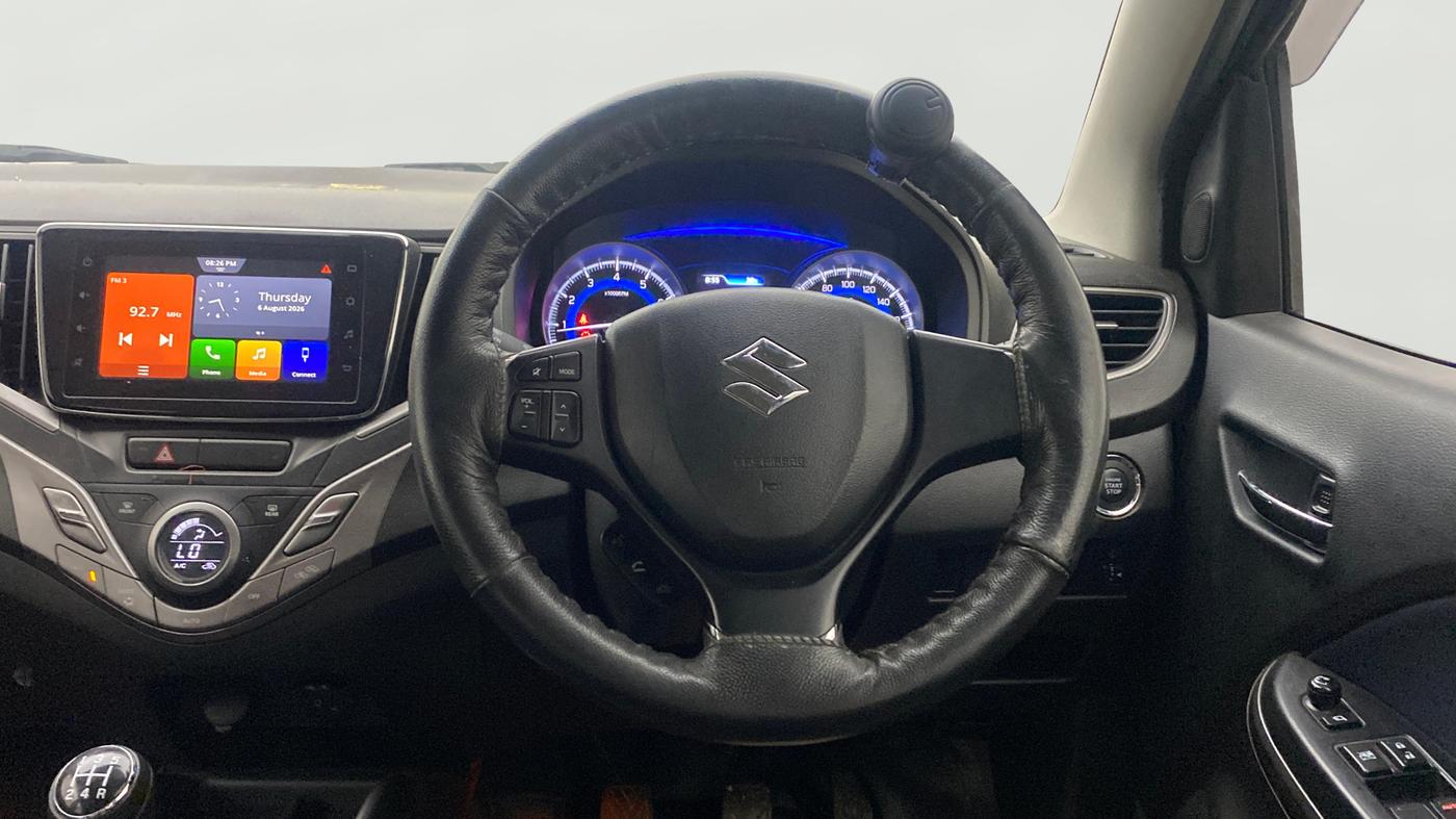 2021 Maruti Baleno ZETA PETROL 1.2, Petrol, Manual, 61,273 km, Steering Wheel Close Up