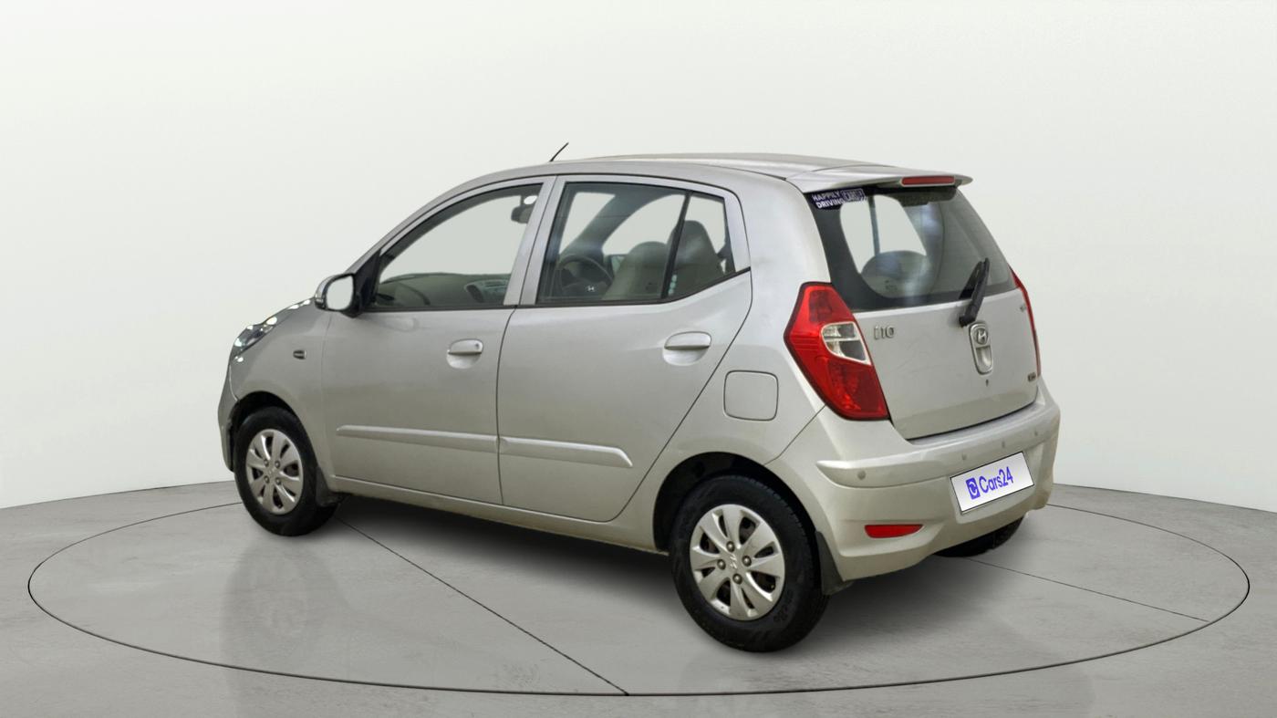 2013 Hyundai i10 SPORTZ 1.2 AT, Petrol, Automatic, 38,013 km, Left Back Diagonal