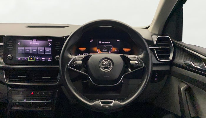 2023 Skoda KUSHAQ STYLE 1.0L TSI MT, Petrol, Manual, 15,595 km, Steering Wheel Close Up