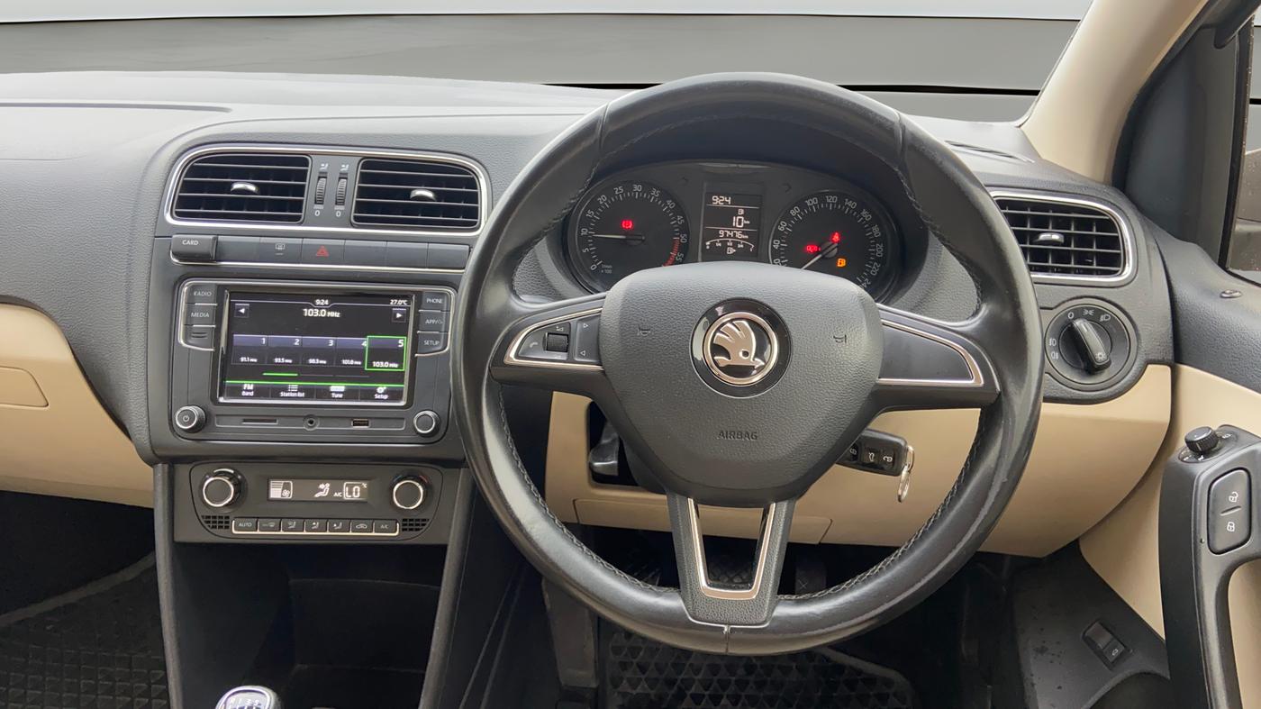 2019 Skoda Rapid AMBITION 1.5 TDI, Diesel, Manual, 97,460 km, Steering Wheel Close Up