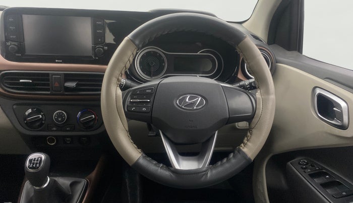 2021 Hyundai AURA SX 1.2, Petrol, Manual, 58,912 km, Steering Wheel Close Up