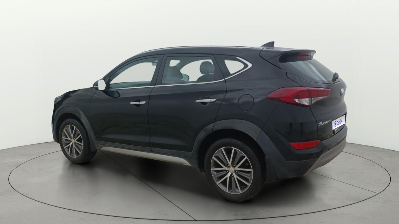 2018 Hyundai Tucson 2WD AT GL DIESEL
, Diesel, Automatic, 1,43,838 km, Left Back Diagonal