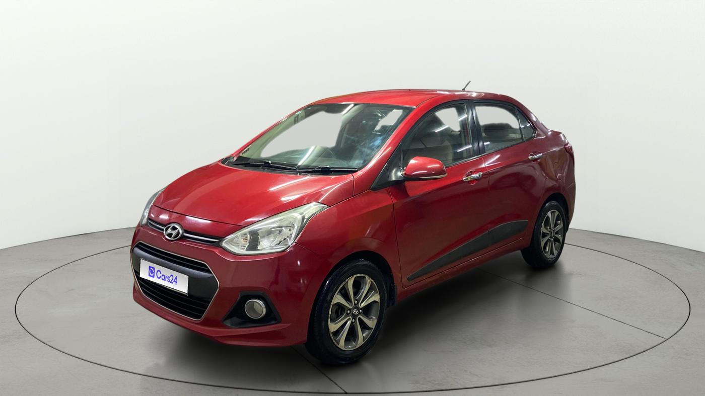 2014 Hyundai Xcent SX AT 1.2 (O), Petrol, Automatic, 44,934 km, Left Front Diagonal