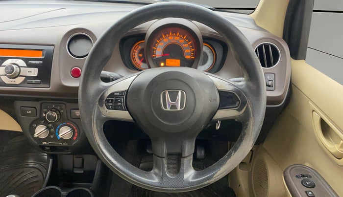 2013 Honda Brio S MT, Petrol, Manual, 79,394 km, Steering Wheel Close Up