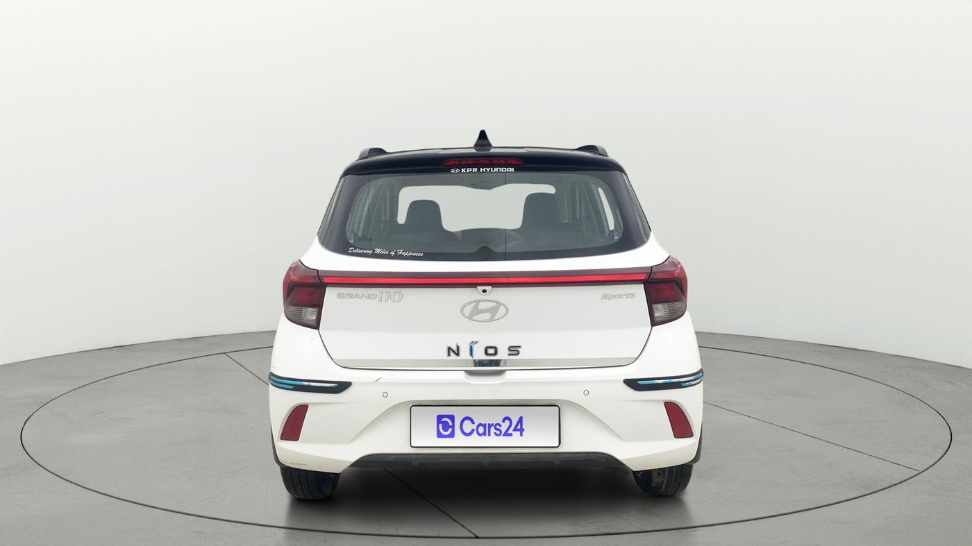 2023 Hyundai GRAND I10 NIOS SPORTZ 1.2 KAPPA VTVT DUAL TONE, Petrol, Manual, 24,438 km, Back/Rear