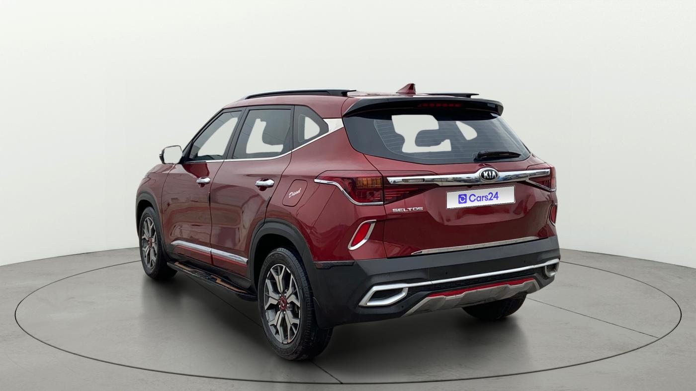 2020 KIA SELTOS GTX PLUS AT 1.5 DIESEL, Diesel, Automatic, 79,507 km, Left Back Diagonal