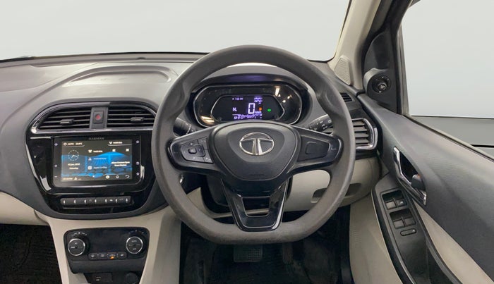 2023 Tata TIGOR XZA PLUS PETROL, Petrol, Automatic, 62,120 km, Steering Wheel Close Up