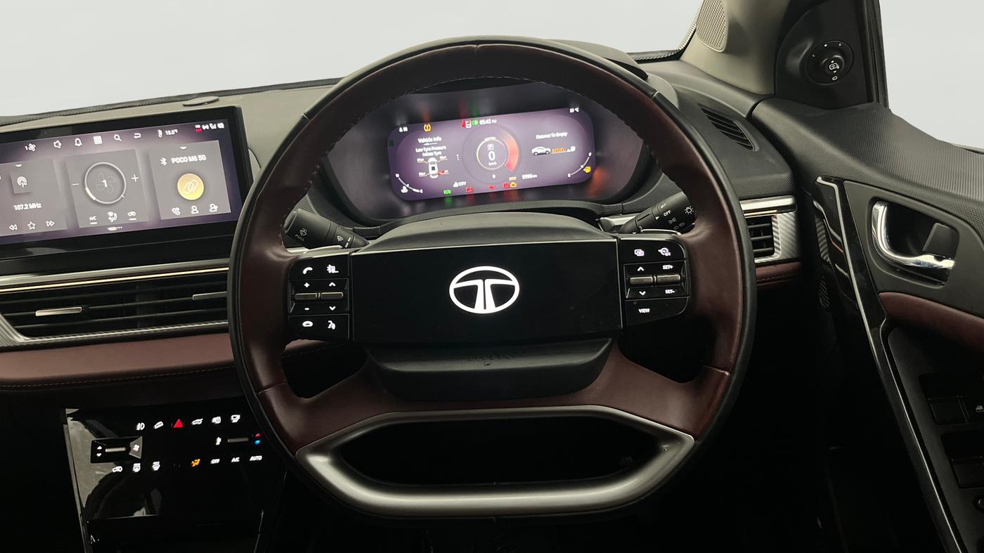 2025 Tata Curvv Accomplished S 1.2 Petrol 7DCA, Petrol, Automatic, 5,998 km, Steering Wheel Close Up