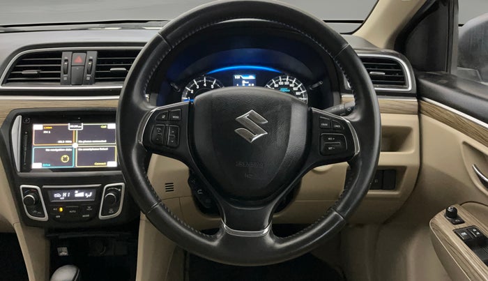 2019 Maruti Ciaz ALPHA  AT 1.5 SHVS PETROL, Petrol, Automatic, 85,161 km, Steering Wheel Close Up