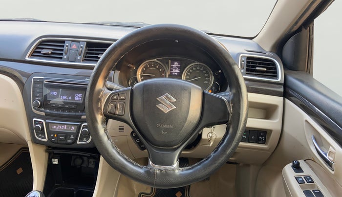 2018 Maruti Ciaz DELTA 1.4 MT PETROL, Petrol, Manual, 70,418 km, Steering Wheel Close Up
