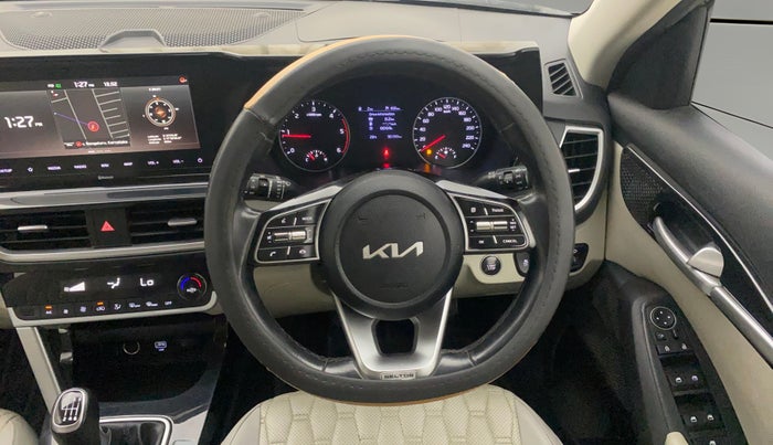 2021 KIA SELTOS HTX 1.5 DIESEL, Diesel, Manual, 90,063 km, Steering Wheel Close Up