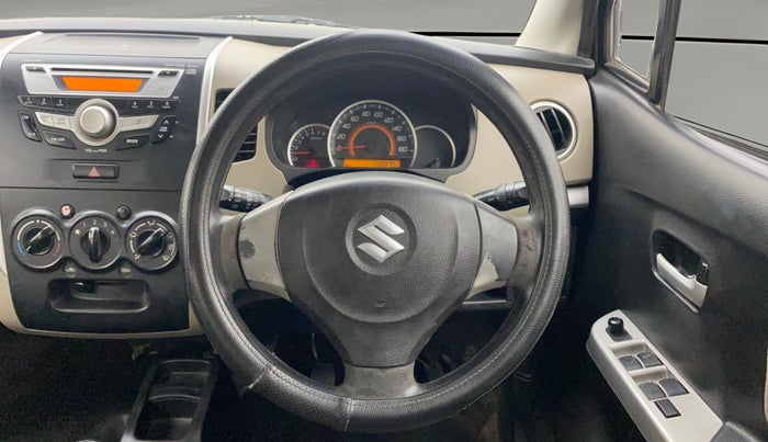 2015 Maruti Wagon R 1.0 VXI, Petrol, Manual, 1,38,353 km, Steering Wheel Close Up