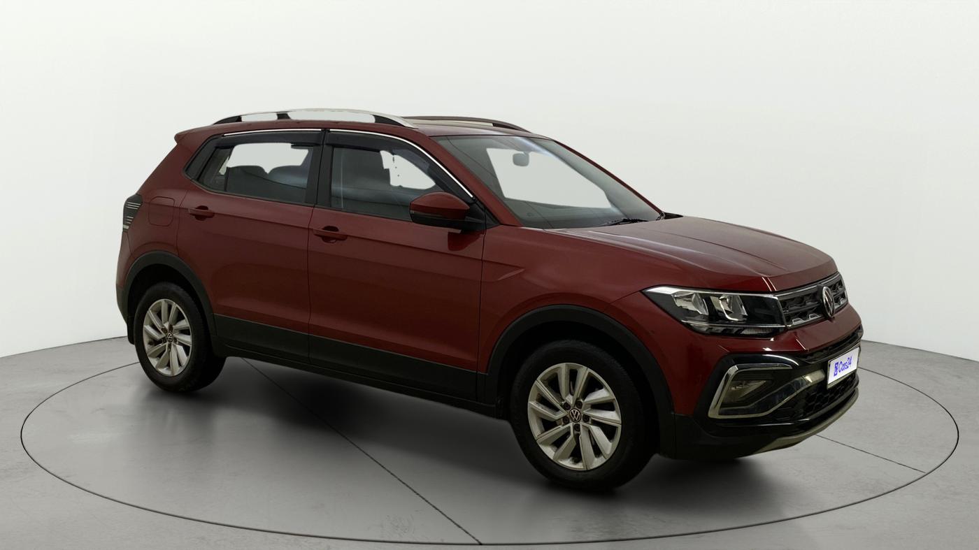2022 Volkswagen TAIGUN HIGHLINE 1.0 TSI AT, Petrol, Automatic, 28,018 km, Right Front Diagonal