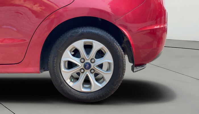 2017 Ford Figo Aspire TITANIUM 1.2 PETROL, CNG, Manual, 85,056 km, Left Rear Wheel