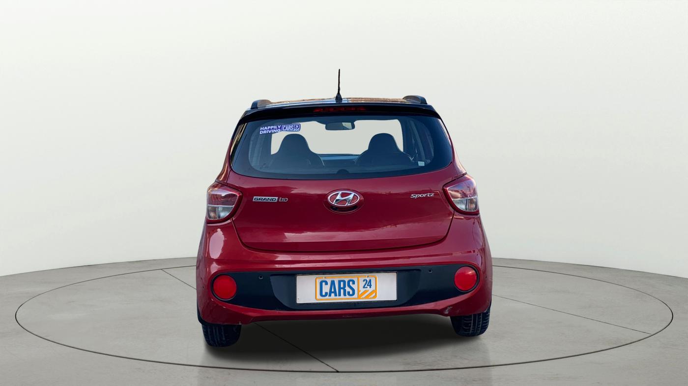 2018 Hyundai Grand i10 SPORTZ 1.2 KAPPA VTVT DUAL TONE, CNG, Manual, 65,571 km, Back/Rear
