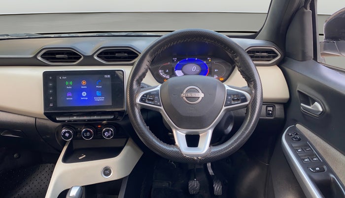 2022 Nissan MAGNITE XV TURBO CVT, Petrol, Automatic, 18,531 km, Steering Wheel Close Up