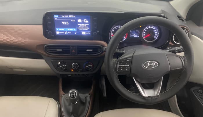2022 Hyundai AURA SX 1.2 CNG, CNG, Manual, 9,680 km, Steering Wheel Close Up