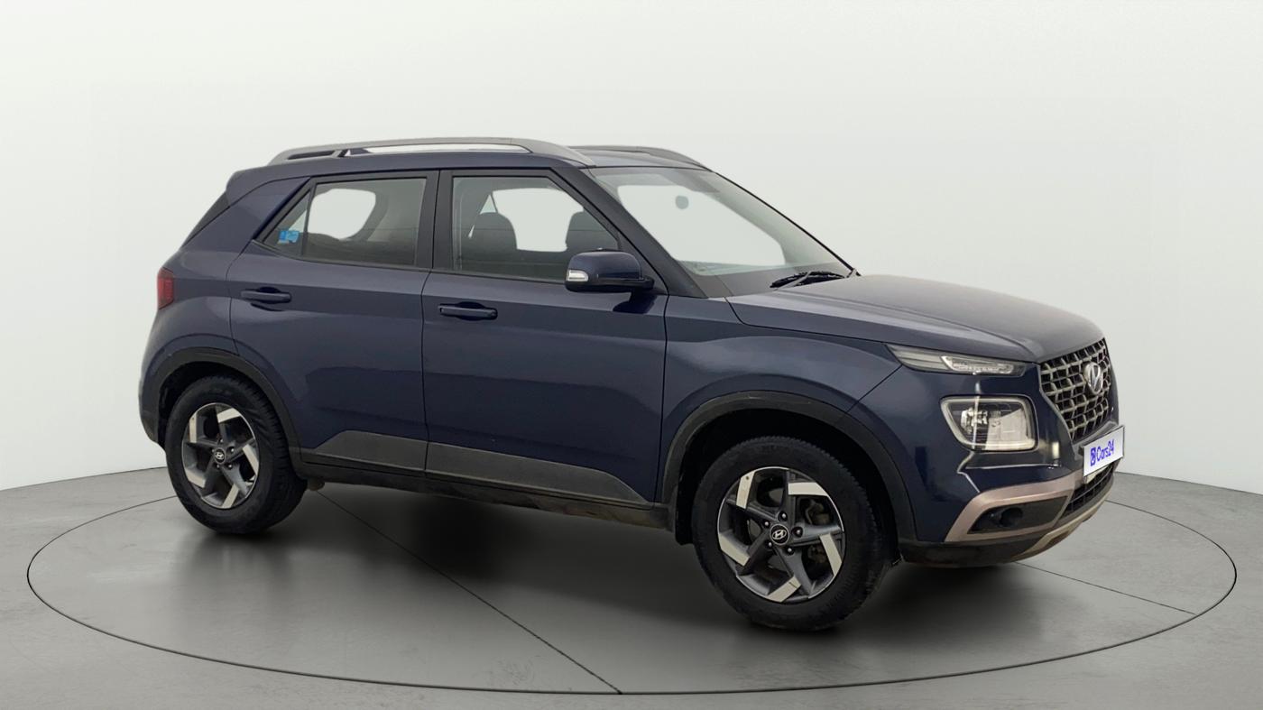 2021 Hyundai VENUE SX 1.0 TURBO, Petrol, Manual, 1,08,866 km, Right Front Diagonal