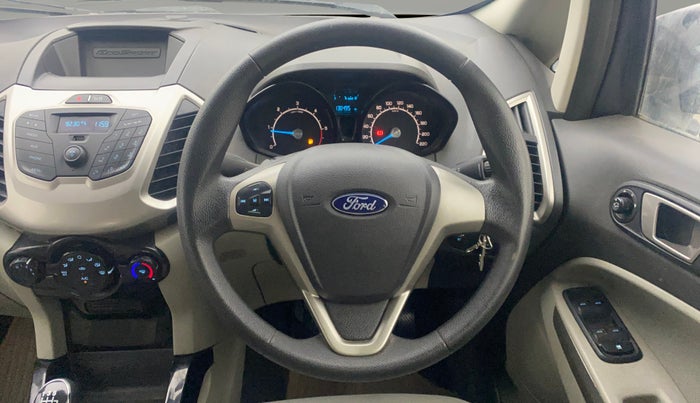 2013 Ford Ecosport TREND 1.5L DIESEL, Diesel, Manual, 1,36,475 km, Steering Wheel Close Up
