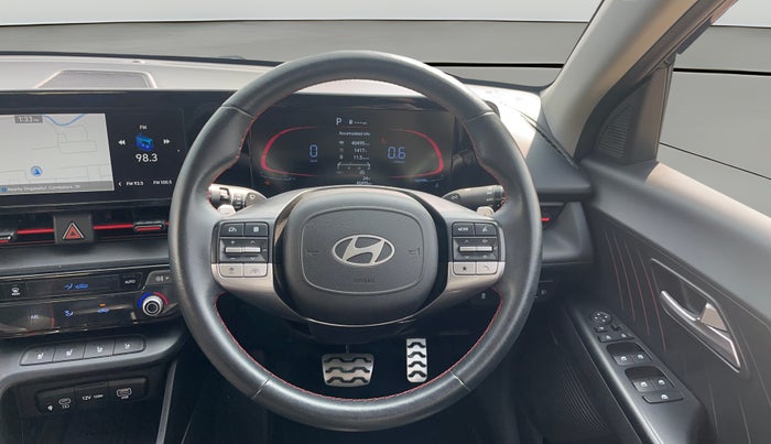 2023 Hyundai Verna SX (O) 1.5 TURBO PETROL DCT, Petrol, Automatic, 40,479 km, Steering Wheel Close Up