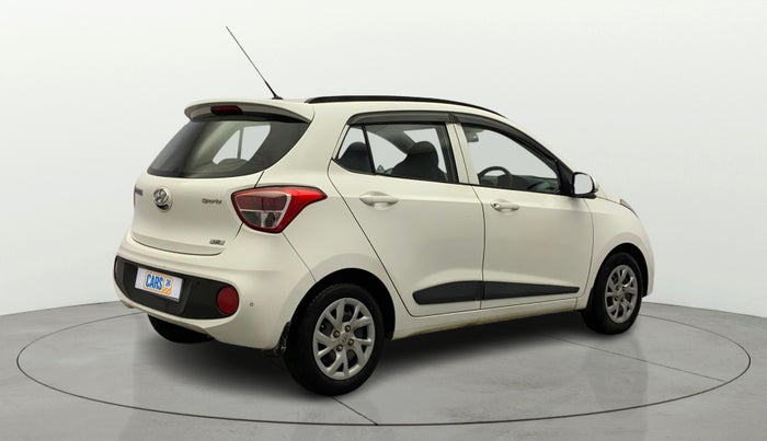 2019 Hyundai Grand i10 SPORTZ 1.2 KAPPA VTVT, Petrol, Manual, 77,045 km, Right Back Diagonal