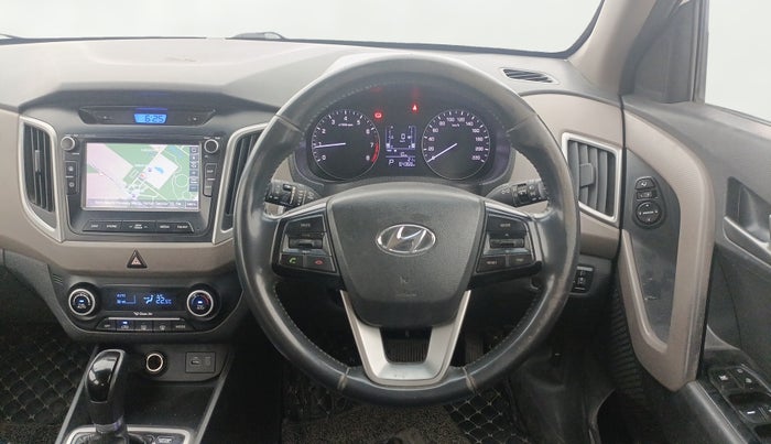 2017 Hyundai Creta SX PLUS AT 1.6 PETROL, Petrol, Automatic, 64,367 km, Steering Wheel Close Up