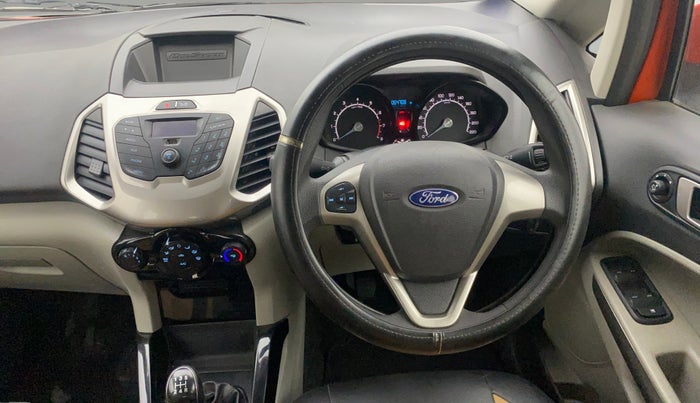 2014 Ford Ecosport TREND 1.5L PETROL, Petrol, Manual, 64,664 km, Steering Wheel Close Up
