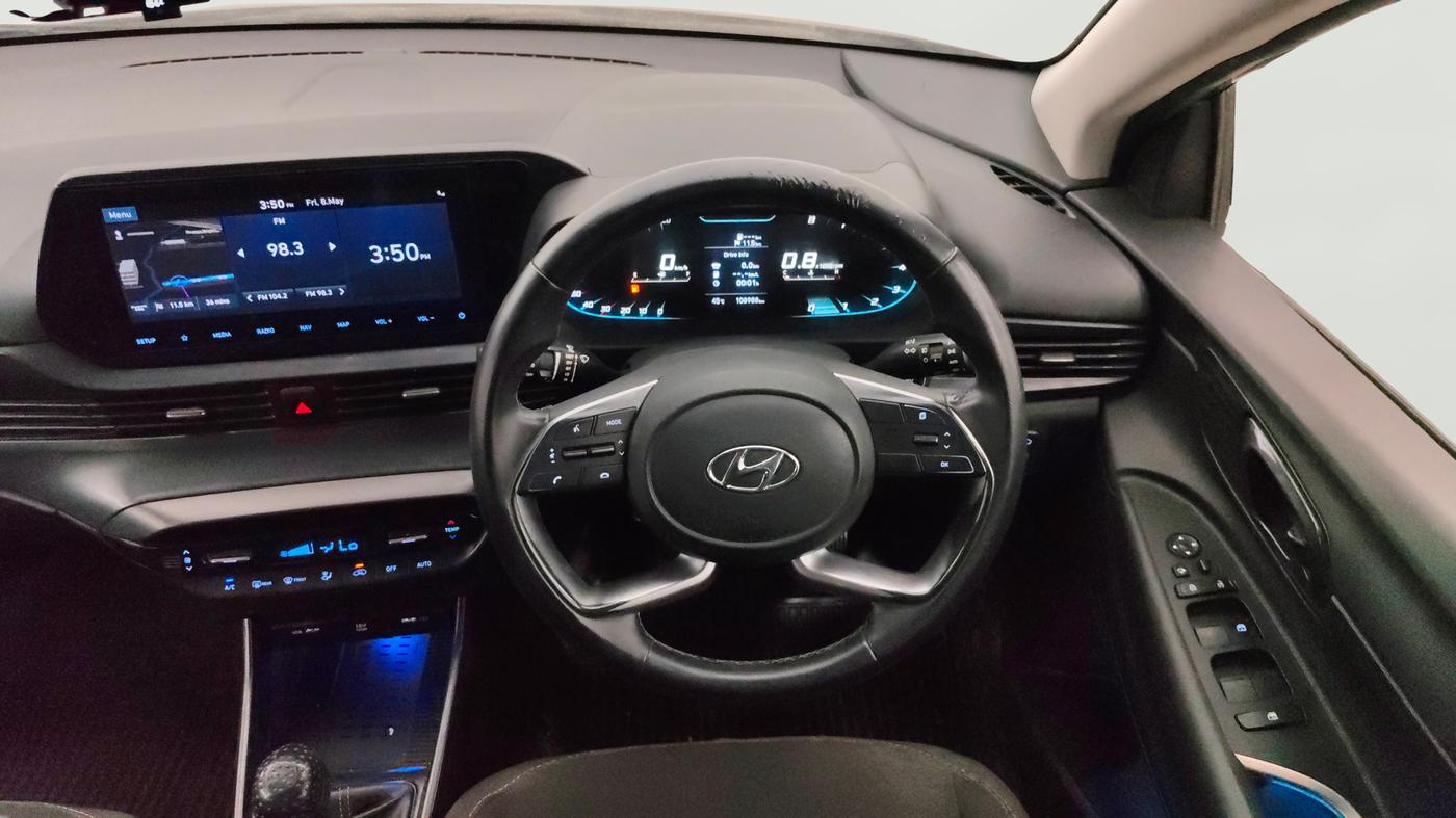 2020 Hyundai NEW I20 ASTA 1.2 MT, Petrol, Manual, 1,09,047 km, Steering Wheel Close Up
