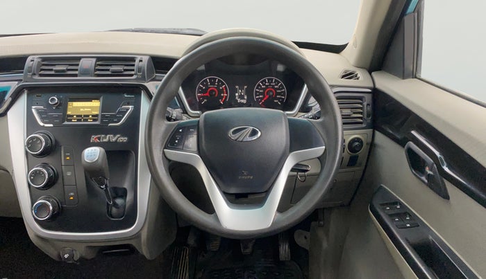 2016 Mahindra Kuv100 K6 5 STR, Petrol, Manual, 64,900 km, Steering Wheel Close Up