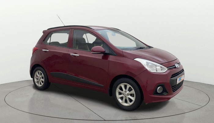 2015 Hyundai Grand i10 ASTA AT 1.2 KAPPA VTVT, Petrol, Automatic, 72,126 km, Right Front Diagonal