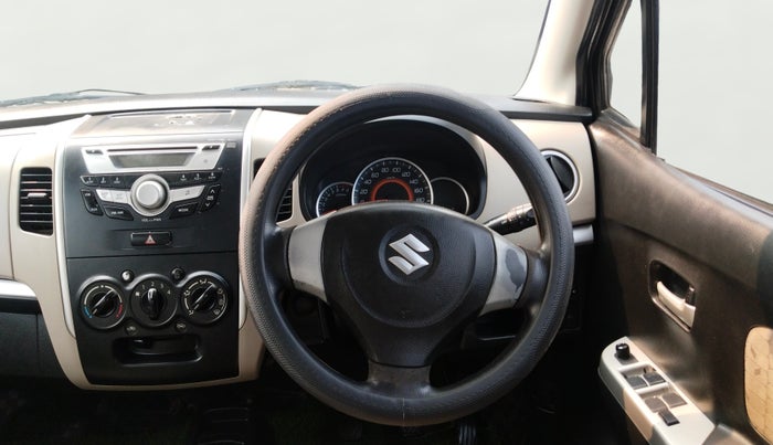 2016 Maruti Wagon R 1.0 VXI, Petrol, Manual, 1,28,845 km, Steering Wheel Close Up