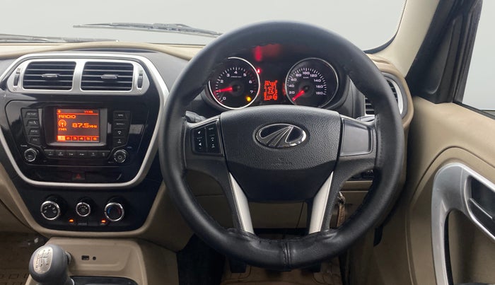 2017 Mahindra TUV300 T8, Diesel, Manual, 1,13,073 km, Steering Wheel Close Up