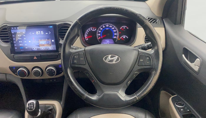 2014 Hyundai Grand i10 ASTA 1.2 KAPPA VTVT, Petrol, Manual, 63,419 km, Steering Wheel Close Up
