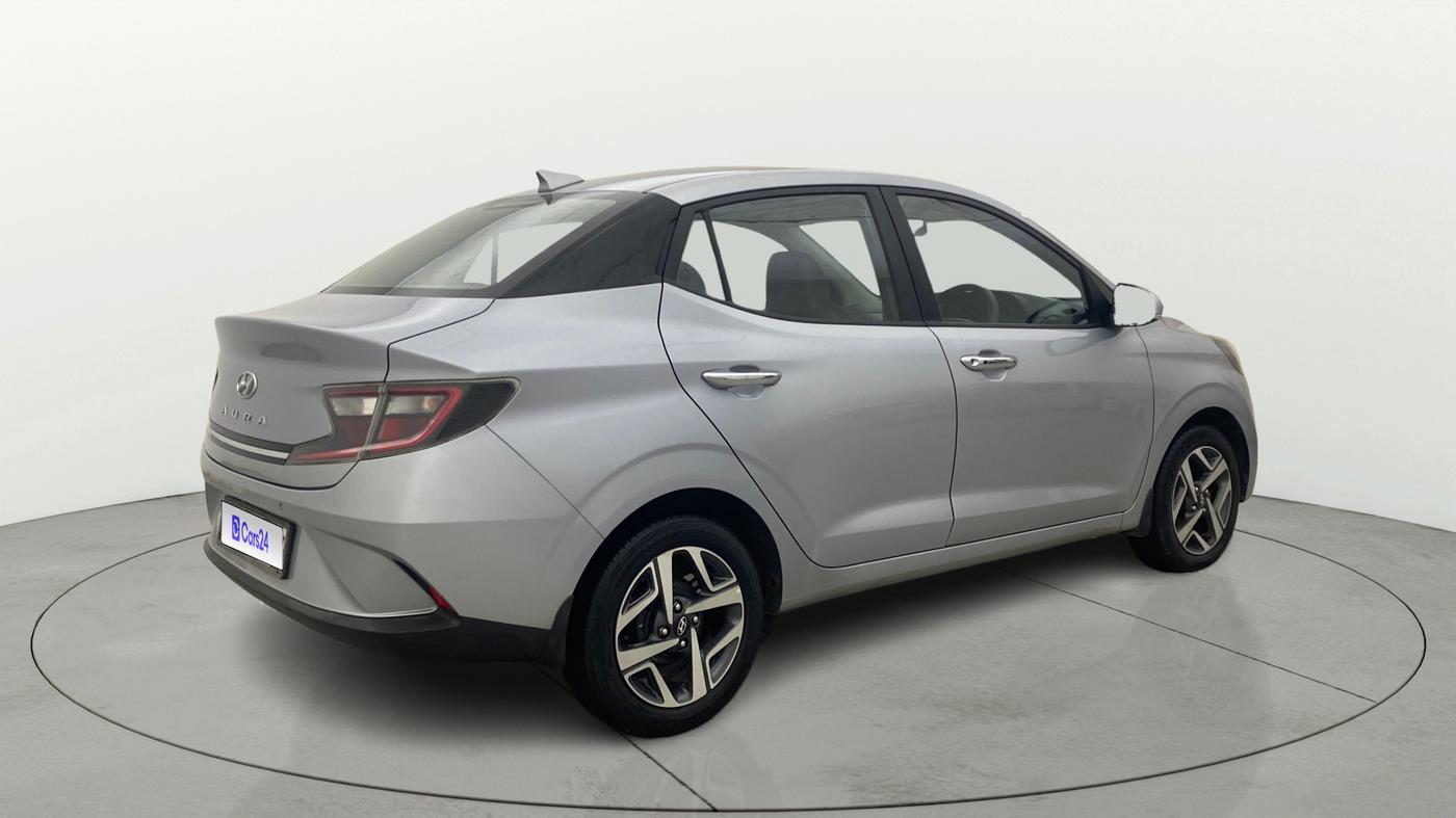 2021 Hyundai AURA SX 1.2, Petrol, Manual, 51,203 km, Right Back Diagonal