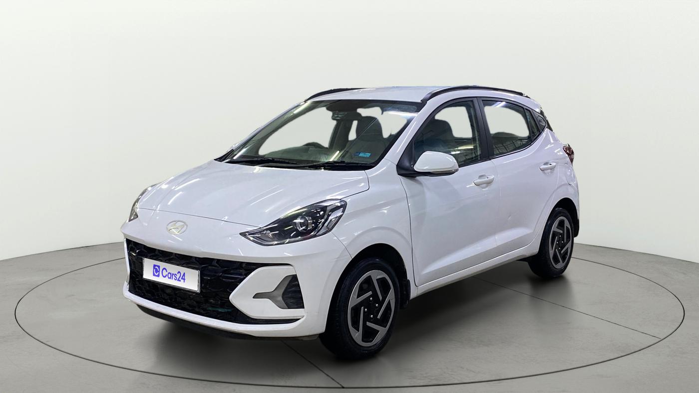 2024 Hyundai GRAND I10 NIOS SPORTZ AMT 1.2 KAPPA VTVT, Petrol, Automatic, 33,844 km, Left Front Diagonal