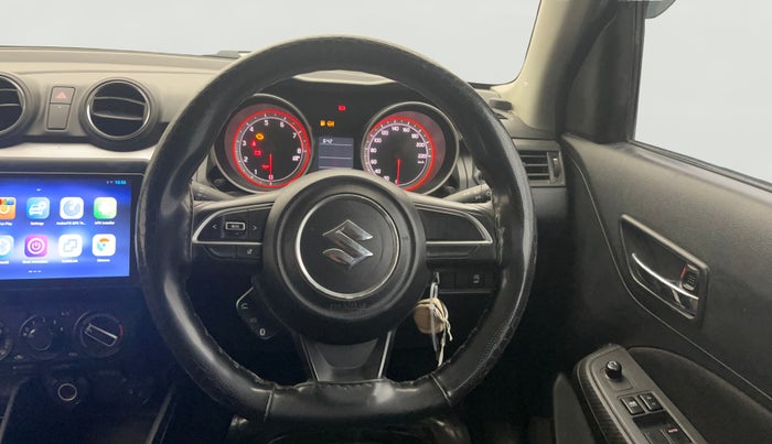 2021 Maruti Swift VXI, Petrol, Manual, 50,349 km, Steering Wheel Close Up