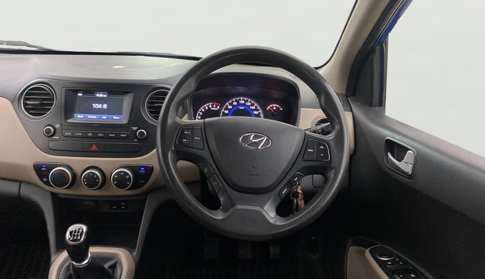 2017 Hyundai Grand i10 SPORTZ 1.2 KAPPA VTVT, Petrol, Manual, 61,011 km, Steering Wheel Close Up